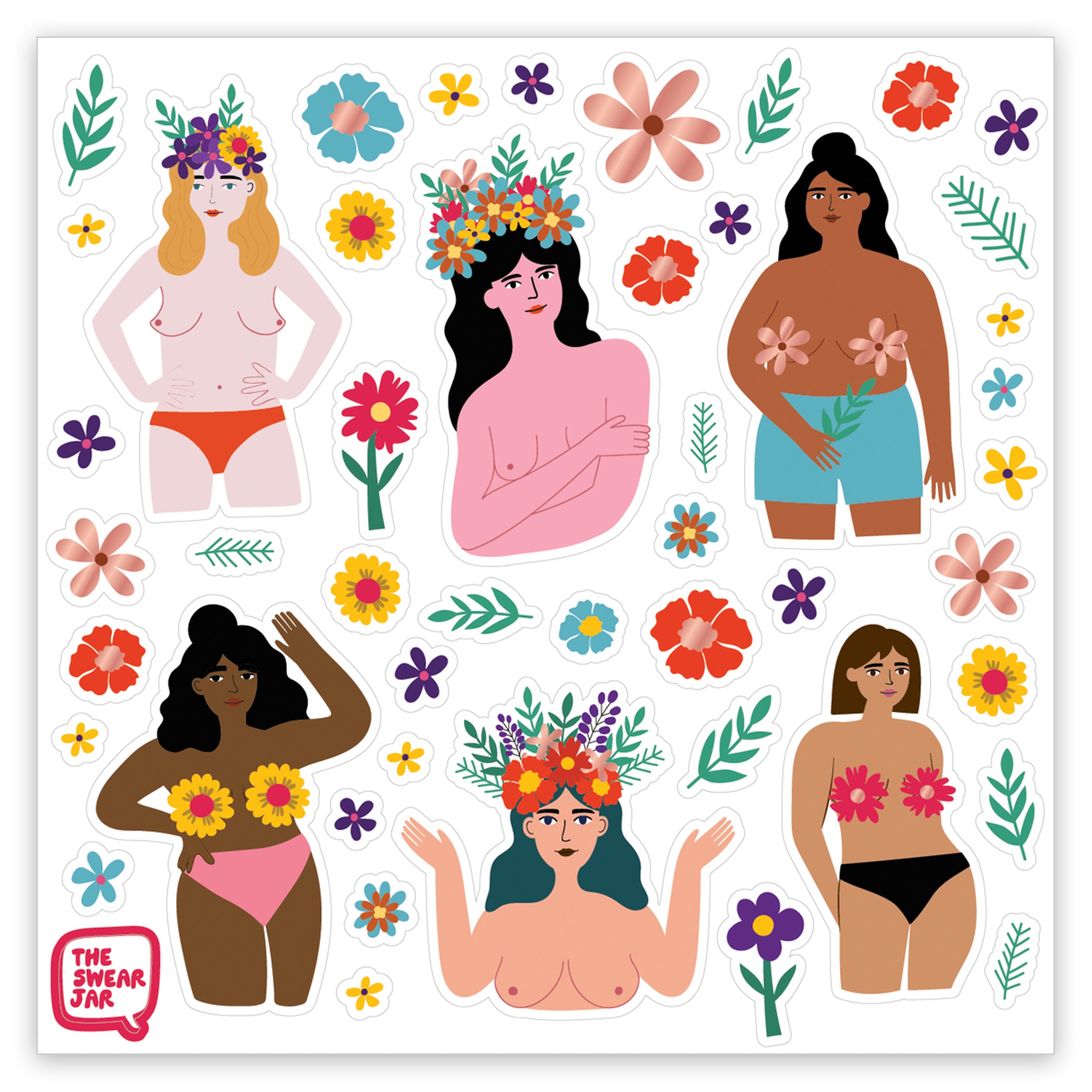 Flowers In The Nude